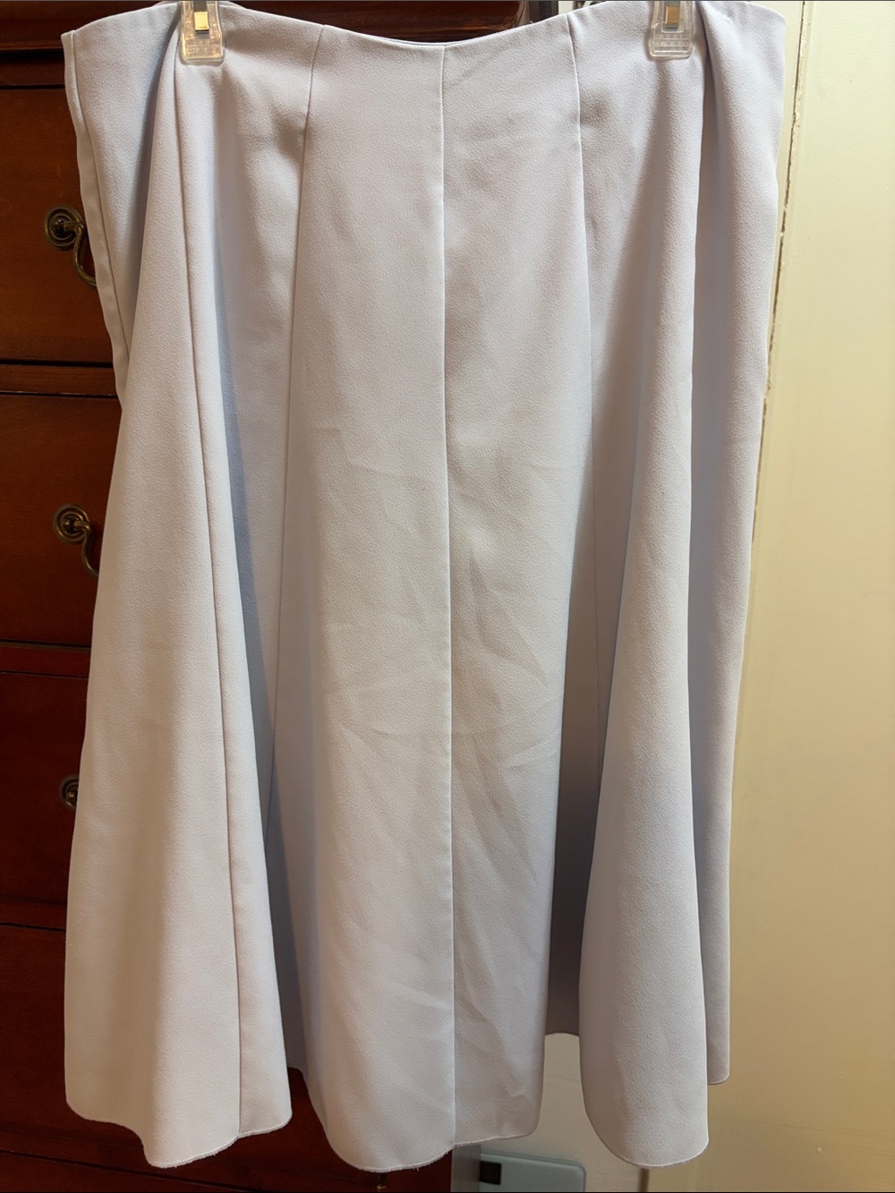 Ann Taylor Lavender A-Line Midi Skirt